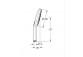 Ручной душ Grohe Rainshower Aqua Stick 1 позиционная - нержавеющая сталь