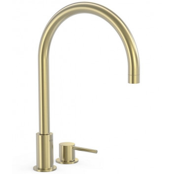 Смеситель для раковины Tres Study Colors, однорычажный напольный, высота 373 mm - volcanic