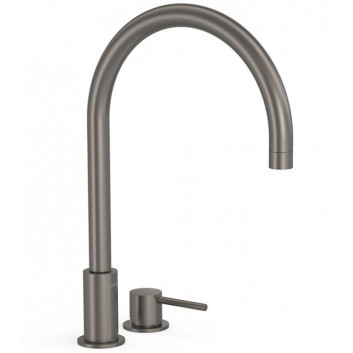 Смеситель для раковины Tres Study Colors, однорычажный напольный, высота 373 mm - золотой cava