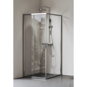 Стенка постоянная BLPS-90 Ravak Blix, сатин + transparent