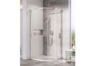 Душевая кабина Ravak Blix Slim BLSCP4, полукруглая, 90x90x195 cm, стекло прозрачные z warstwą AntiCalc, profil хром глянцевый