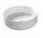 Накладная раковина Corsan Lugo круглая 35,5x12 cm с заглушкой klik-klak белыйm