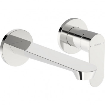 Смеситель для раковины HansaGenesis с боковым рычагом mieszacza, напольный, однорычажный - хром