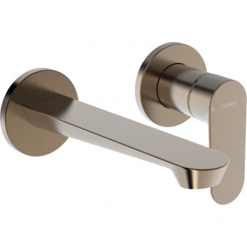 Смеситель для раковины HansaGenesis, element настенный, излив 20,3 cm - хромированная сталь