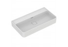 Раковина прямоугольная накладная Ideal Standard Strada II, 80x43 cm, без отверстия под смеситель, с плёнкой Ideal Plus - белая