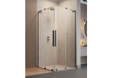 Кабина Radaway Furo SL KDD 90, часть правая - стекло бесцветное, profil GunMetal szczotkowany