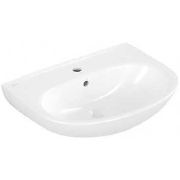 Раковина Villeroy & Boch O.Novo подвесной малая 45x35 cm, с плёнкой CeramicPlus - белая