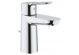 Смеситель для раковины Grohe BauEdge, напольный, высота 147mm, DN 15, размер S, без набора слива-перелива, хром
