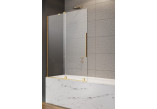 Шторки на ванну Radaway Furo Gold PND II, правый, стекло бесцветное, 100x150cm, przesuwny, золотой profil