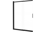 Шторки на ванну Deante Prizma 100x140 cm - nero (чёрный мат.)