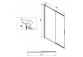 Перегородка для душа Deante Prozma walk-in 80x195 cm - стекло прозрачные, profil хромированная сталь