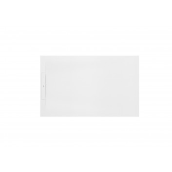 Поддон квадратный Roca Pyros, 90x90cm, kompozytowy, Stonex, z ukrytym odpływem - белый