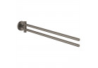 Grohe Essentials вешалка для полотенец, двойной - brushed hard graphite