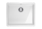 Zlewozmywak керамический Franke KubusX KXK 110-51, jednokomorowy 54,5 x 45,4 cm - белый глянец