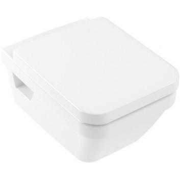 Подвесной унитаз Villeroy&Boch Architectura, 53x37 cm, bez kołnierza, с плёнкой antybakteryjną AntiBac, с плёнкой ochronną CeramicPlus - белая