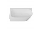 Ванна свободностоящая Emporia Nuvio 158x85 cm, угловая левая из конгломерата - белая