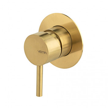 Смеситель душевая solo Vema Otago, brushed gold