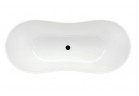 Ванна свободностоящая Besco Viya 160x70 cm, сифон klik-klak белый czyszczony od góry - белый matt