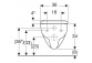 Подвесной унитаз Geberit Selnova Premium Rimfree 53x36cm с сидением для унитаза zwykłą - белая