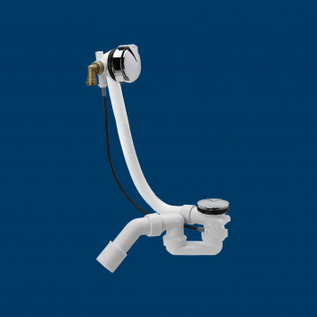 Сифон Viega Multiplex Trio dla wanien Riho, napuszczanie przez перелив, 70cm, хром