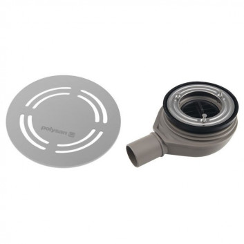 Поддон kompozytowy полукруглый Polysan Flexia 120x80 cm, правый, R550, z możliwością docinania - белый