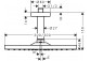 Верхний душ Hansgrohe Raindance E EcoSmart 30 cm квадратная с держателем sufitowym хром 