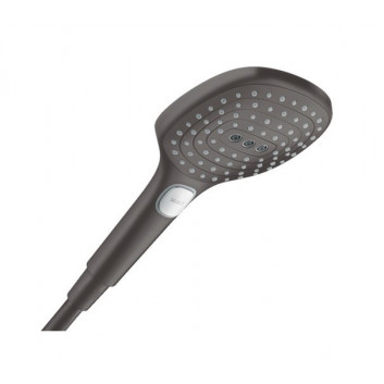 Przyłącze wody Hansgrohe FixFit Q, с рычагом душевым - чёрный шлифованный хром