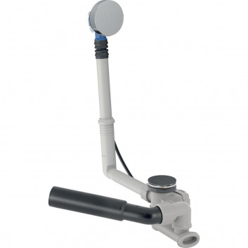 Набор слива-перелива Geberit для нестандартных ванн, с автоматической заглушкой, полный комплект - хром