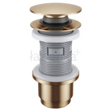 Клапан umywalkowo-для биде Excellent, click-clack, mosiężny, хром глянец