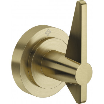 Держатель точечный słuchawki Deante Round - золото szczotkowane