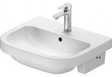 Раковина подвесная Duravit D-Code Vital Med, 60x56cm, otwór pod baterię, без перелива, белая