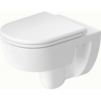 Раковина WC подвесной Duravit D-Code 37x54 cm, монтаж ukryty, bezkołnierzowa, перелив горизонтальный - белая