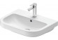 Раковина полувстраиваемая Duravit D-Code 55x45,5 cm, с отверстиями под смеситель, z переливом, spód w pełni glazurowany - белая