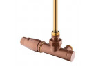 Набор термостатический для обогревателя Oltens Varmare Ventil jednootworowy, левый - медь szczotkowana