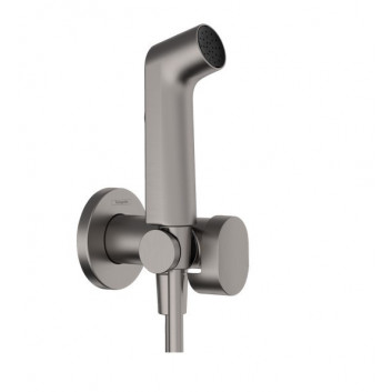 Душевая головка Hansgrohe Bidette 1jet S EcoSmart со смесителем, uchwytem и шлангом душевым 125 cm - золотой optyczny полированный