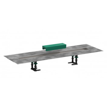 Линейный канал Hansgrohe RainDrain Match, 70 cm, с инсталляцией o regulowanej wysokości - хром