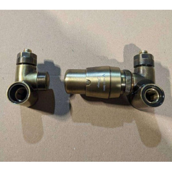 Набор Imers термостатических osiowych kątowych, правый - старый латунь