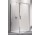 Двери поворотные Novellini Lunes G 84-90 cm, profil хром, стекло прозрачное