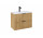 Шкафчик для ванной Roca Reef 80 cm с 2 ящиками (do kompletacji с раковиной Hebe slim) - светлый дуб