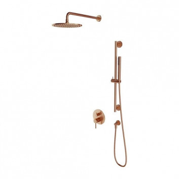 Душевой гарнитур скрытый Omnires Y, полный комплект хром