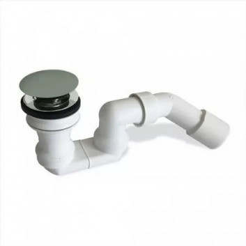 Villeroy & Boch Dodatki Вентиль Push-to-Open bez funkcji przelewu (крышка odpływu White & Хромe), 145 x 275 x 114 mm, Хром