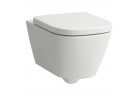 Набор Laufen Meda раковина WC 54x36 cm подвесная Silent Flush + сидение WC с микролифтом - белая