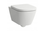 Набор Laufen Meda раковина WC 54x36 cm подвесная Silent Flush + сидение WC с микролифтом - белая