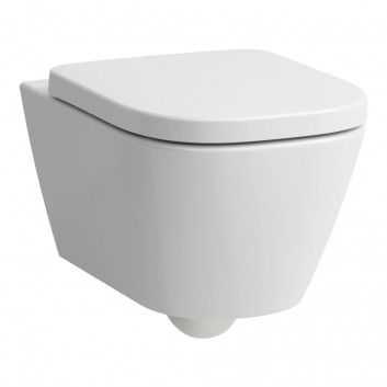 Раковина WC подвесная короткая Laufen Lua ADVANCED, 52x36cm, rimless ,bezrantowa,