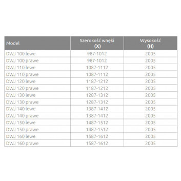 Двери для душа раздвижные Radaway Idea Black DWJ 100 Левые 98.7-101.2x200.5cm, profil чёрный, стекло бесцветное- sanitbuy.pl