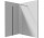 Перегородка для душа Deante Prozma walk-in 110x195 cm - стекло прозрачные, profil чёрный мат.