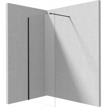 Перегородка для душа Deante Prozma walk-in 80x195 cm - стекло прозрачные, profil хромированная сталь