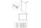Перегородка для душа Deante Prozma walk-in 80x195 cm - стекло прозрачные, profil хромированная сталь