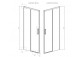 Двери wnękowe Radaway Idea DWJ 100cm x 200.5cm правые стекло бесцветное золото szczotkowane 