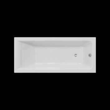 Ванна прямоугольная Excellent Heaven Slim 170x75 cm акриловая plus Flow белый